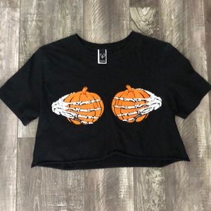 Windsor pumpkin darling skeleton tee
